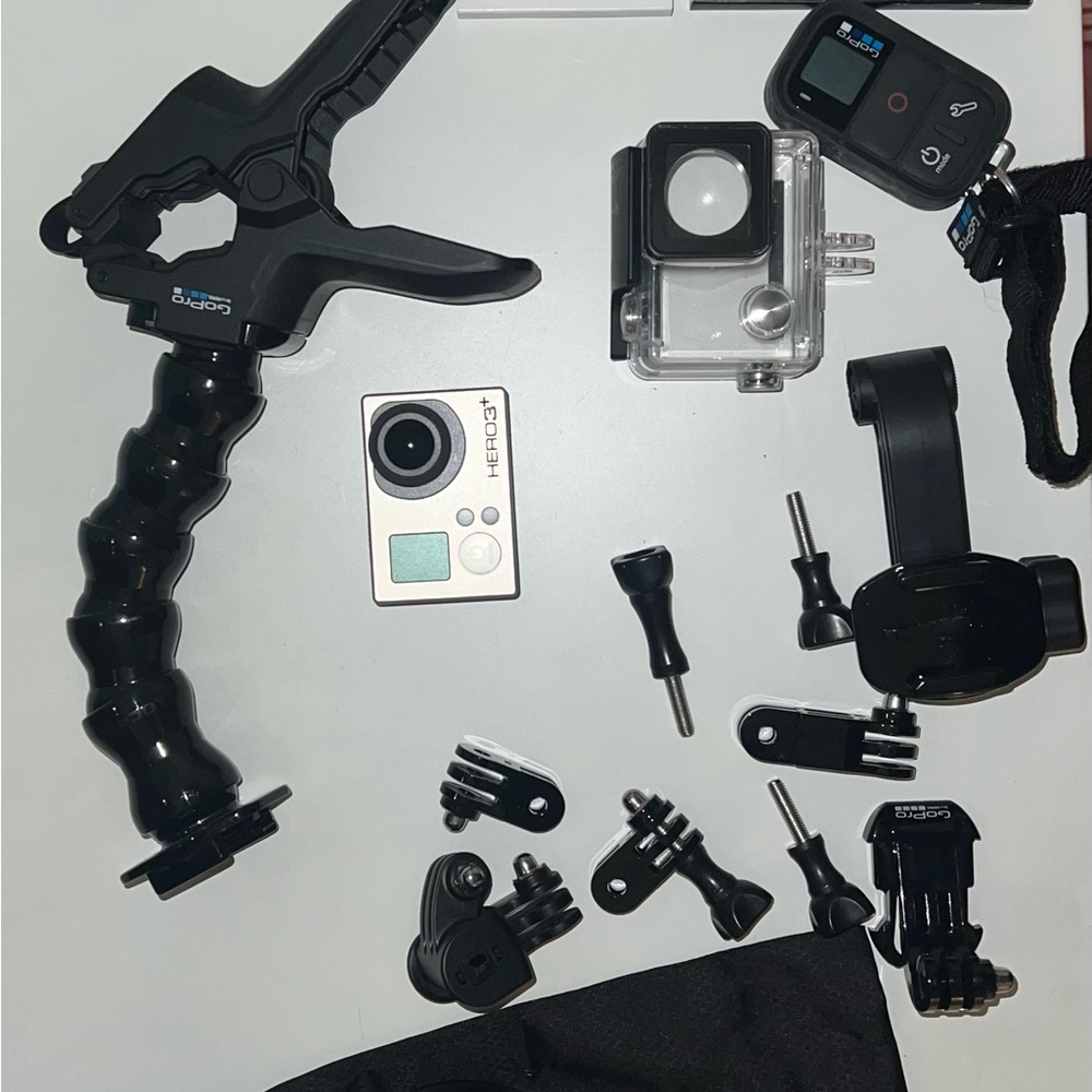 GoPro Black and Silver Accessory Kit